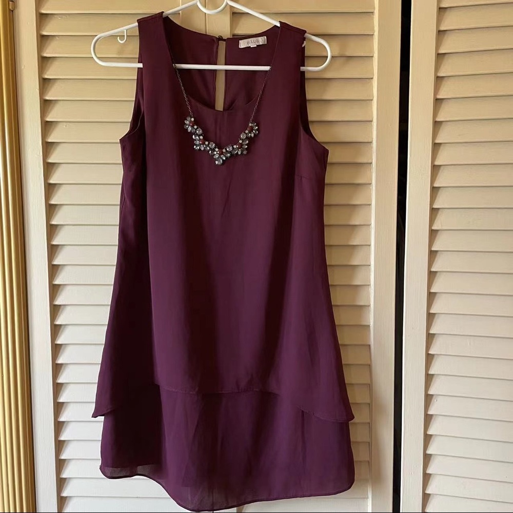 Halo purple sleeveless shirt